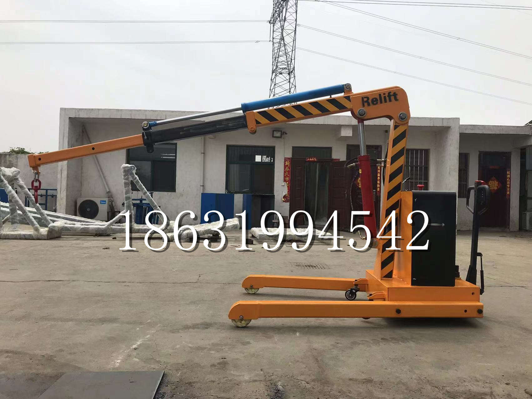 吉安乡久征定做3吨三轮随车吊 农用园林绿化移树吊 平板工程用小吊机