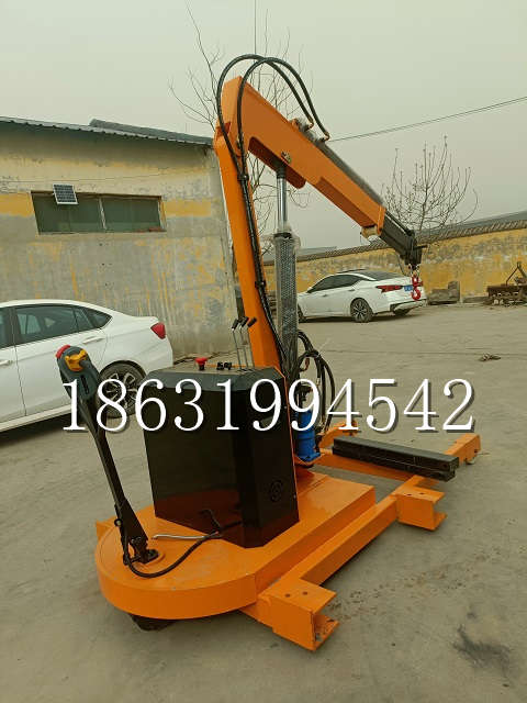 吉安乡自卸车厢随车吊 自制轮式四不像起重机 四驱平板吊 5吨 贵盛